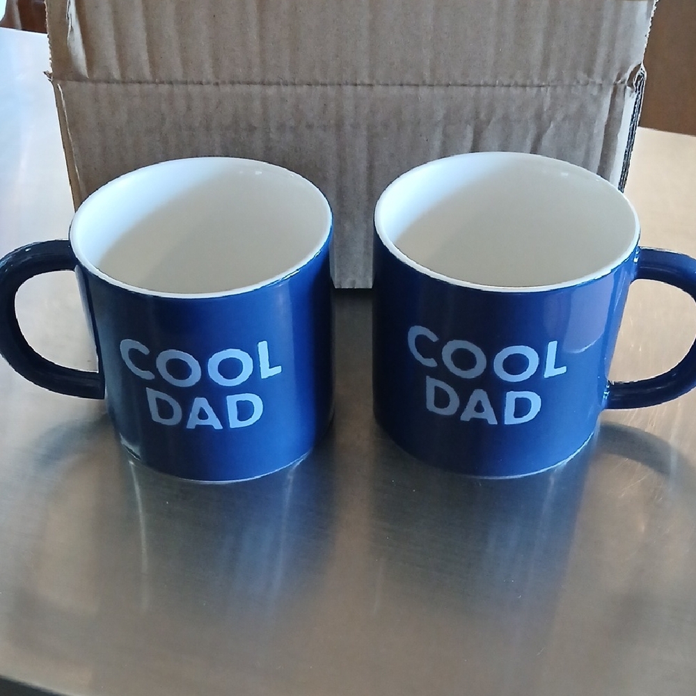 Home Essentials Blue 'Cool Dad' Mugs